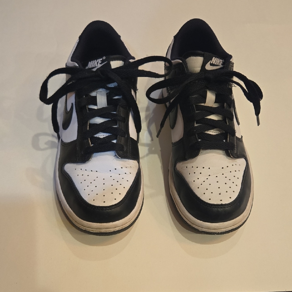 Nike Dunks Kids Black and White Sneakers